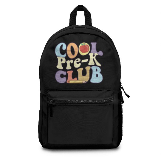 Cool Pre K Club Preschool Teacher Student Back To Backpacks