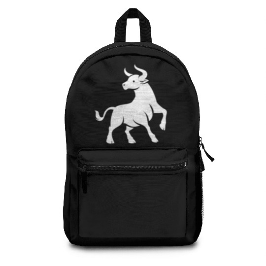 Taurus Zodiac Symbol Astrological Sign Backpacks
