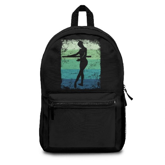 Ballet Dancer Vintage Woman Ballerina Backpacks