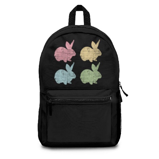 Easter Bunny Pastel Toddler Child Mom Backpacks