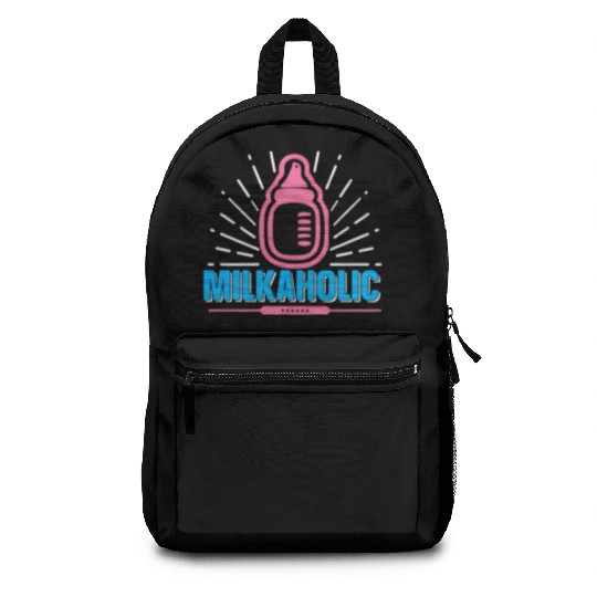 Baby Newborn Milkaholic Nursery Bottle Infant New Backpacks