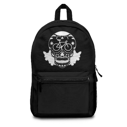 Cycling Cyclist Skull Backpacks
