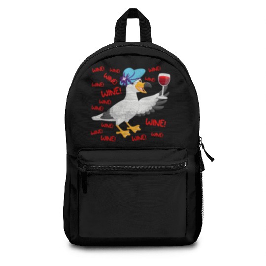 Seagull Backpacks Wine Lover North German Seagulls