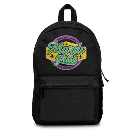 Mardi Gras Bourbon Street Backpacks