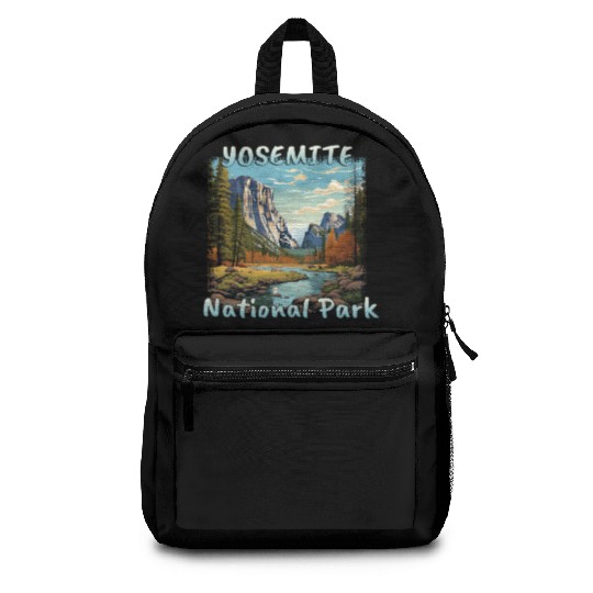 USA Yosemite National Park Sierra Nevada Colorful Backpacks