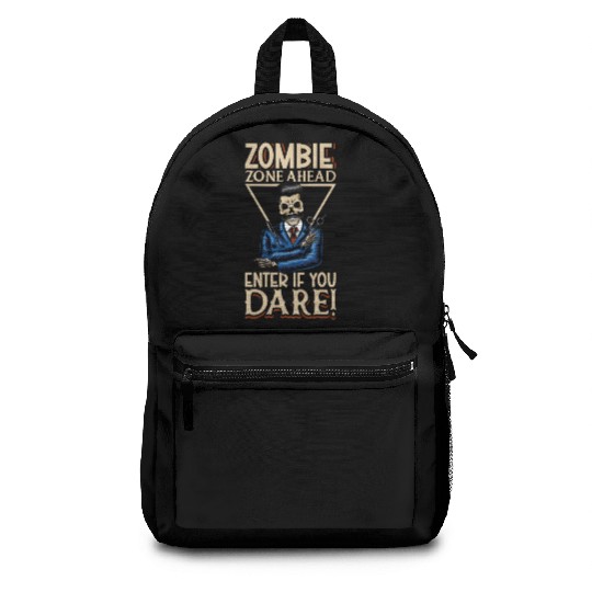 Horror Barber Spooky Hairdresser Hairstylist Hair Backpacks