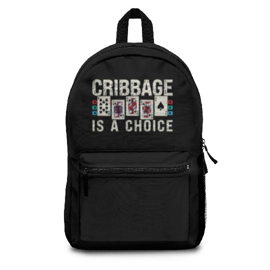 Cribbage Is A Choice Board Game Playing Cards Backpacks