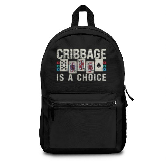 Cribbage Is A Choice Board Game Playing Cards Backpacks