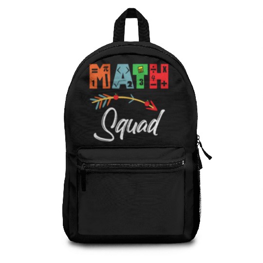 Math Squad Math Teacher Appreciation Backpacks