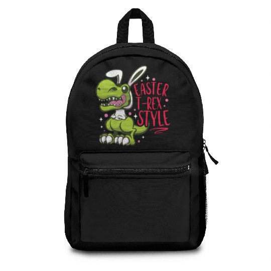 Easter T-rex Dinosaur Easter Funny T-rex Easter Backpacks