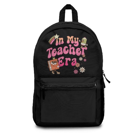 In My Teacher Era First Day Of School Backpacks