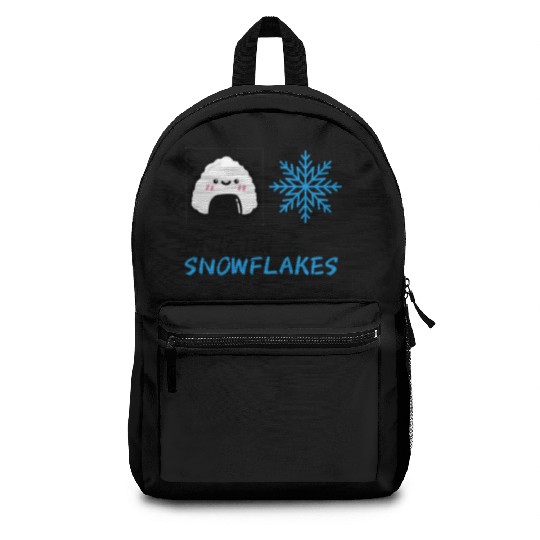 Onigiri and Snowflakes for the Holidays Backpacks