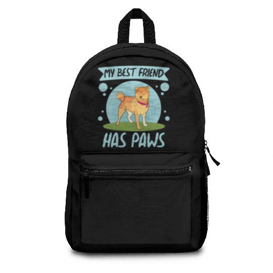 My Best Friend Has Paws Backpacks