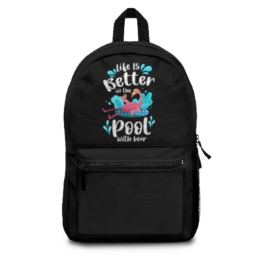 Pool Pool Party Relaxation Cool Backpacks