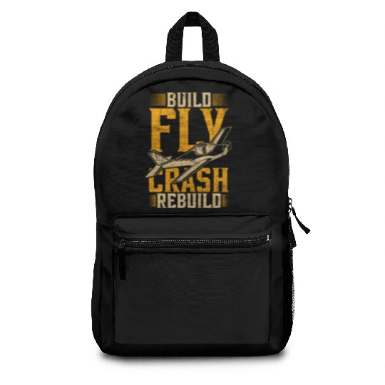 RC Plane Pilot Build Fly Crash Rebuild Backpacks