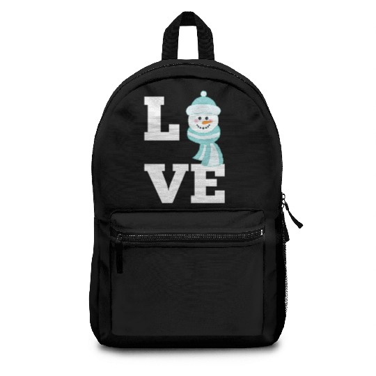 Love Snowman - Heartwarming Winter Apparel Backpacks