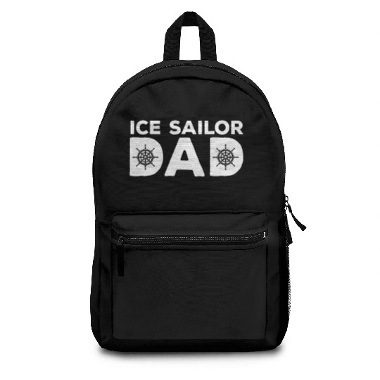 Funny Ice Sailor Dad Backpacks Men