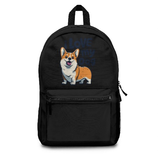 I Love My Dog Backpacks | Adorable Puppy Backpacks