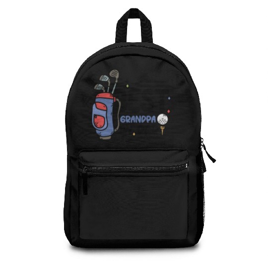 Best Grandpa By Par Father s Day Golf Grandad Backpacks