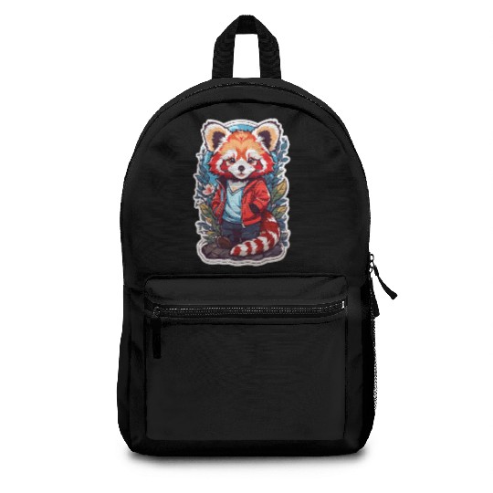 Red Panda Kawaii Backpacks