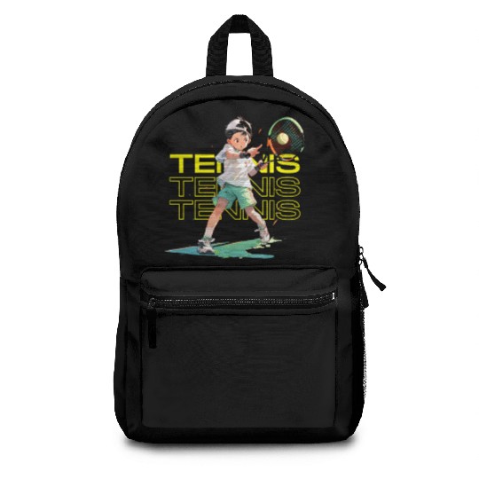 Tennis boy - Tennis player Backpacks