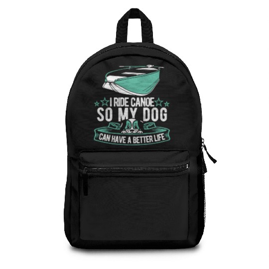 Canoe Canoeing Canoeist Dog Backpacks