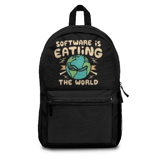 Software is eating the world Backpacks