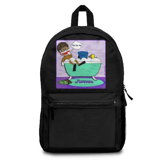 Jumau the Sock Monkey Backpacks