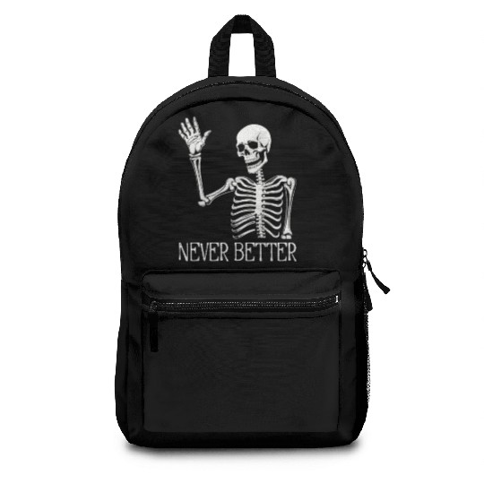 Funny Halloween Skull Backpacks | Sarcastic Dead Inside