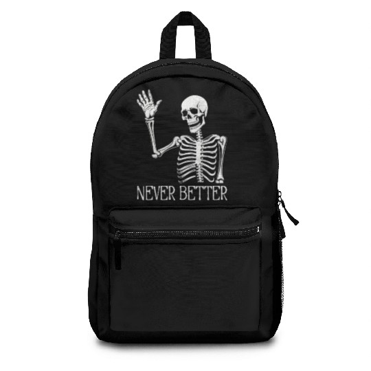 Funny Halloween Skull Backpacks | Sarcastic Dead Inside