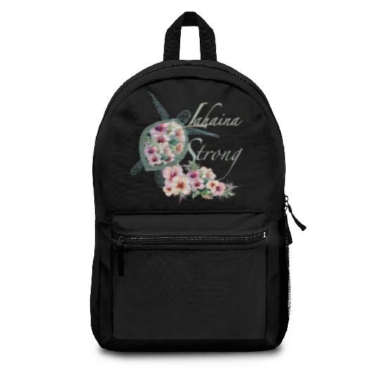 Lahaina Strong: Hibiscus and Sea Turtle Backpacks