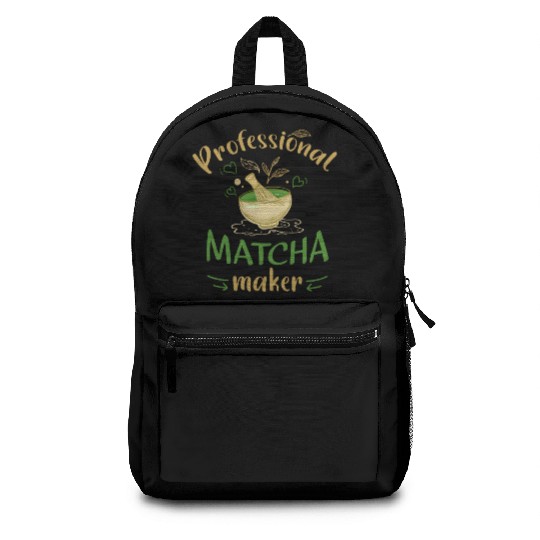 Green Tea Lover Japanese Matcha Latte Drink Matcha Backpacks