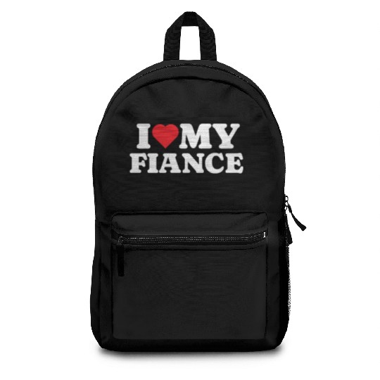 I Love My Fiance Backpacks