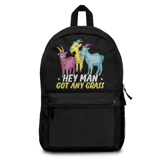 Goat Lover Kid Ranch Wool Farm Animal Farming Backpacks