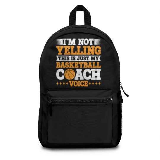 This Is Just My Basketball Coach Voice 3 Backpacks