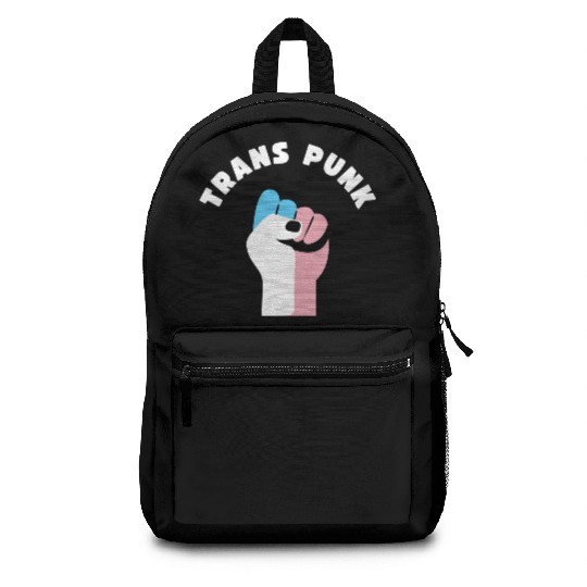 Trans Punk Transgender Pride Backpacks