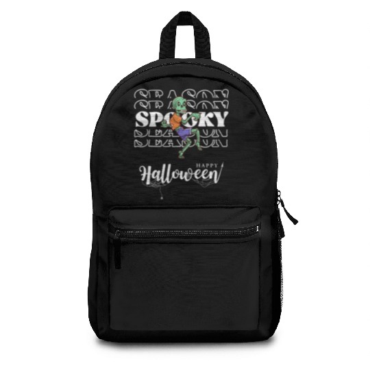 Spooky Season Zombie Halloween Fall Backpacks