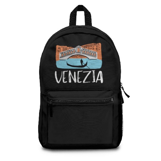Venice Gondola Italy Venezia Backpacks