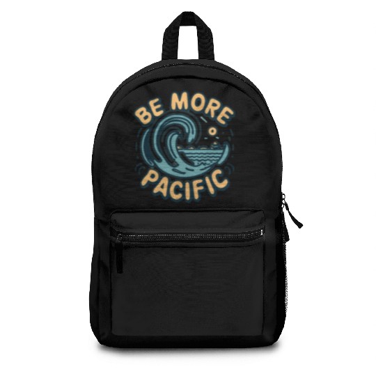Pacific Ocean Summer Backpacks | Vintage Sea Vibe
