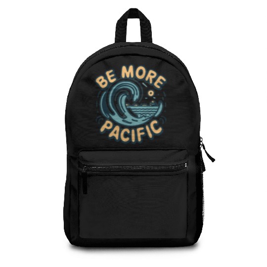 Pacific Ocean Summer Backpacks | Vintage Sea Vibe