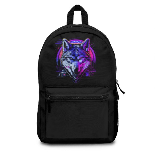 Retro Rhythm Wolf Backpacks