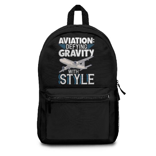 Pilot Aviation Airplane Airline Future Pilots Backpacks