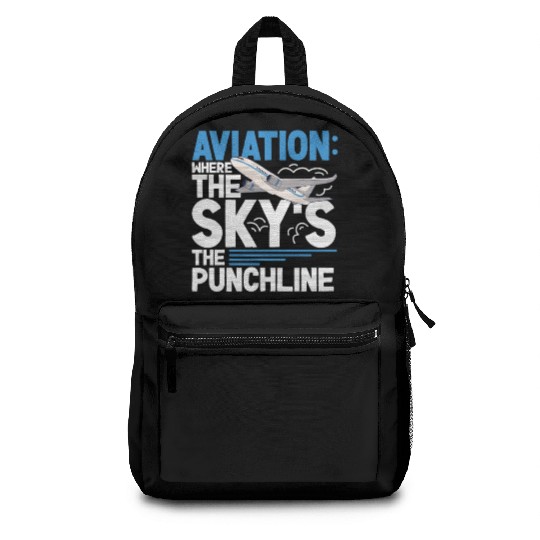 Pilot Aviation Airplane Airline Future Pilots Backpacks