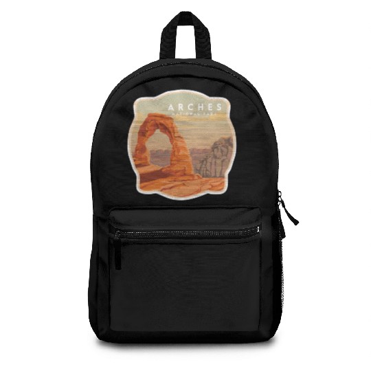 Arches National Park Stickers Backpacks