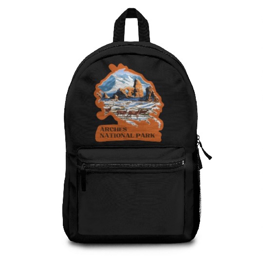 Arches National Park Stickers Backpacks