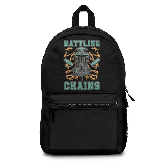 Disc Golf Rattling Chains Ultimate Frisbee Golfer Backpacks