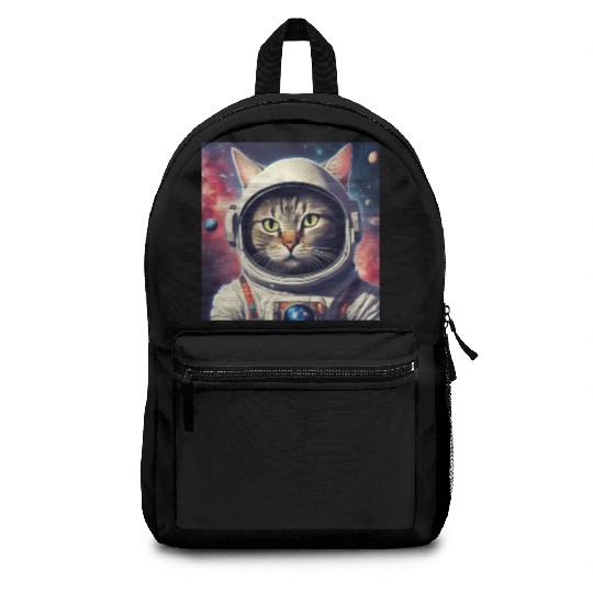 space cat Backpacks