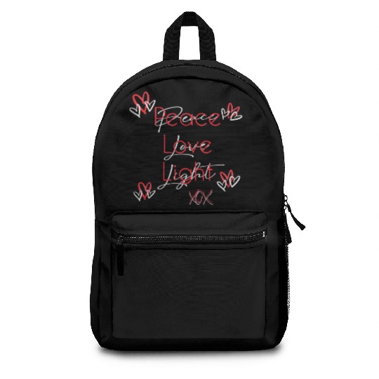PEACE, LOVE, LIGHT Backpacks