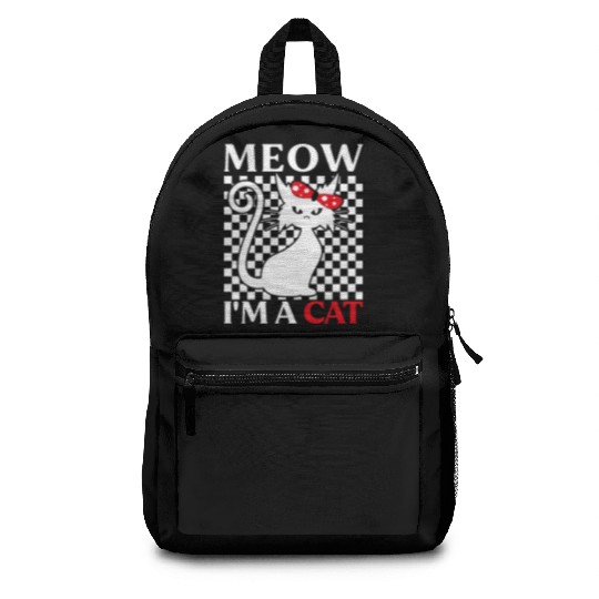 Meow I'm A Cat - Halloween Costume Backpacks
