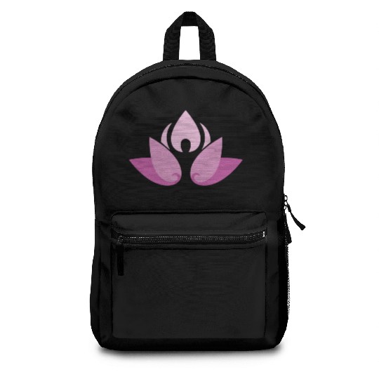 Meditative Lotus Tranquility Design Backpacks